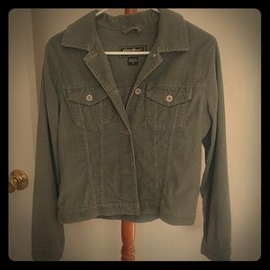 Sage green corduroy jacket **EUC, no flaws